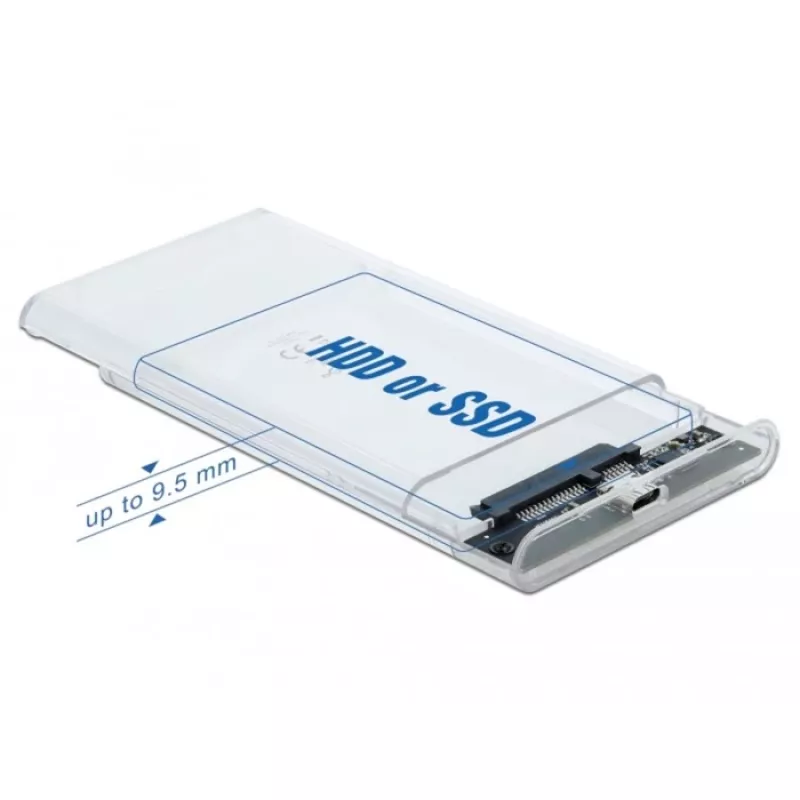 DeLOCK 42617 HDD/SSD korpuss