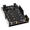 HDD/SSD korpuss SilverStone SST-SDP12 — iekšējais stiprinājuma kronšteina adapteris 3,5 collu/2,5 collu diskdziņiem