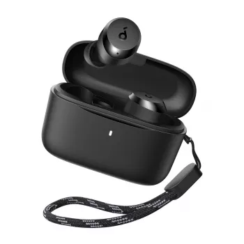 Iekšējās bezvadu austiņas Anker A25i — Bluetooth, intraaurālas, melnas