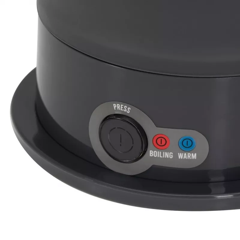 Electric kettle Adler AD 1377G, 0.6 L capacity, 600 W, pelēka, plastic/silicone/stainless steel