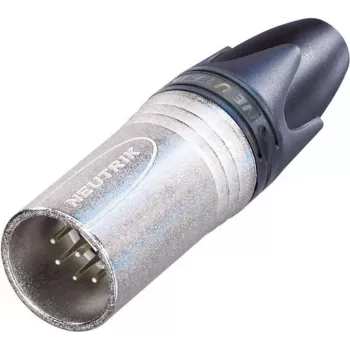 Neutrik XLR savienotājspraudnis, taisns, polu skaits: 7, sudraba krāsā NC7MXX 1 gab. (NC7MXX)
