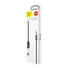 Baseus Yiven Audio kabelis USB-C uz mini ligzdu 3,5 mm, 1,2 m (Melns)