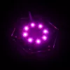 Montāžas komplekts BitsPower Hexagon BP-WTHU-RGB — akrila caurspīdīgs, 91,4×80×6,5 mm