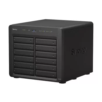 NAS Synology DS2422+; Tornis; 12x (3.5 SATA HDD/2.5 SATA HDD/2.5 SATA SSD); AMD Ryzen V1500B;,4 GB DDR4 (maks. 32GB),4 x 1GbE RJ-45
