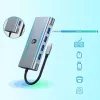 USB-C 11-in-1 adapteris Hawk HW-HUB1101 — daudzportu centrmezgls ar 11 pieslēgvietām