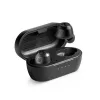 Teufel REAL Zils TWS 3 austiņas bezvadu ievietojamās zvaniem/mūzikai Bluetooth melnas