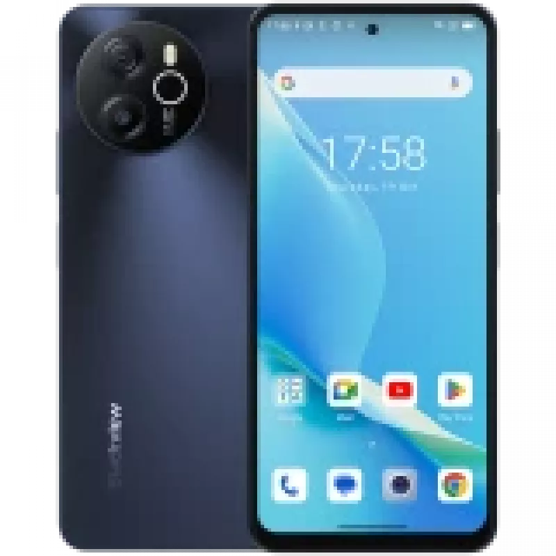 Blackview SHARK 8 8/256GB, 6.78 collu FHD+ 1080x2460 IPS LCD 120Hz, MTK6789 astoņkodolu 2.2GHz, 13MP priekšējā/64MP aizmugurējā kamera, akumulators 5000mAh, Type-C, Android 13, pirkstu nospiedumu sensors, Divas SIM, bez lādētāja