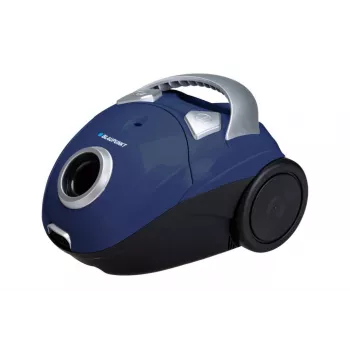 Cilindriskais putekļsūcējs BLAUPUNKT VCB202 AGDBLVC053 — 700 W, 2 L putekļu maiss, teleskopiska metāla caurule, 4,2 m vads, zils