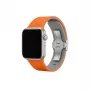 Pulksteņa aproce GUAN Premium Plus Apple Watch 38/40/41/42 mm — oranža/pelēka