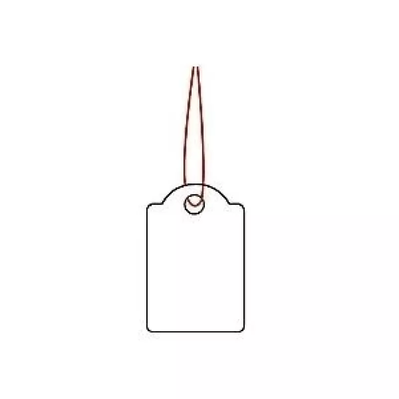 Marķēšanas birkas ar aukliņu HERMA 6902 15x24 mm ar sarkanu aukliņu