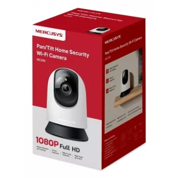Iekštelpu novērošanas kamera MERCUSYS MC200 Full HD 1080p, 87° redzeslauks, 30 fps, nakts redzamība 12 m, MicroSD līdz 512 GB