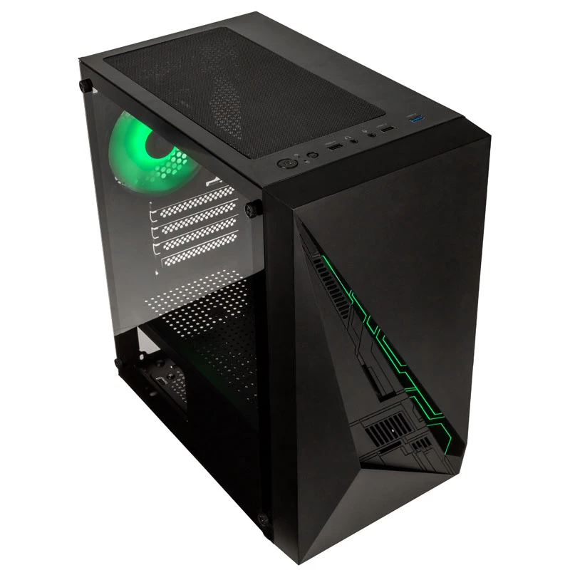 Computer Case Kolink Inspire K2 Plus ARGB Micro-ATX Melns