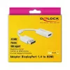 Video kabeļa adapteris DeLOCK 63936 DisplayPort uz HDMI 0,1m Balts