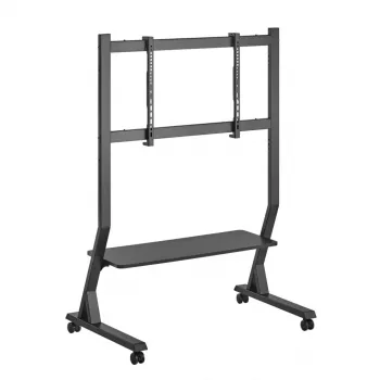 Mobilais TV statīvs ART STO SD-22 45–90 collu ekrāniem, VESA 100×100–800×400, slodze 60 kg, tērauds, ritenīši