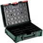 Instrumentu organizators Metabo metaBOX 100S Organizer – modulāra uzglabāšanas kaste sīkām detaļām un piederumiem