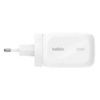 Sienas lādētājs Belkin BOOSTCHARGE 100W 2C1A WCH016HQWH ar maināmu spraudni
