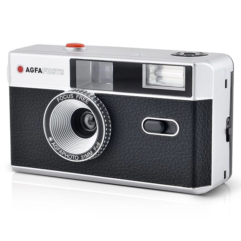 AgfaPhoto 603000 Filmu Kamera Kompakta Filmu Kamera 35 mm Melna - Sudraba (603000)