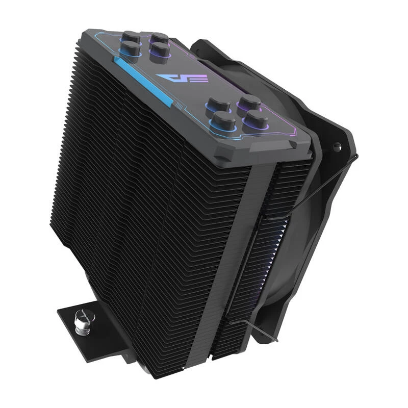 240mm Darkflash datora radiators Z4 PRO MIST Melns ar RGB apgaismojumu