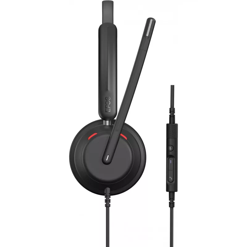 EPOS IMPACT 760T - austiņas - uz auss - vadu - USB-C - melnas - sertificētas Microsoft Teams (1001214)