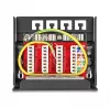 Patch panel DELOCK Mini Desktop RJ45 4-portu Cat.6A ekranēts melns, metāla, 90×22×93 mm