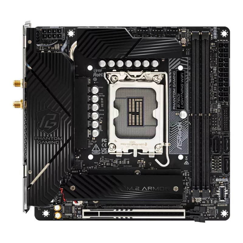 ASRock B760I Lightning WiFi DDR5 Mini-ITX LGA1700 mātesplate