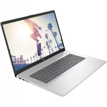 HP 17-cp3178ng RYZ7 7730U/16GB/512SSD/FreeDOS sudraba krāsā — tastatūras izkārtojums var būt vācu
