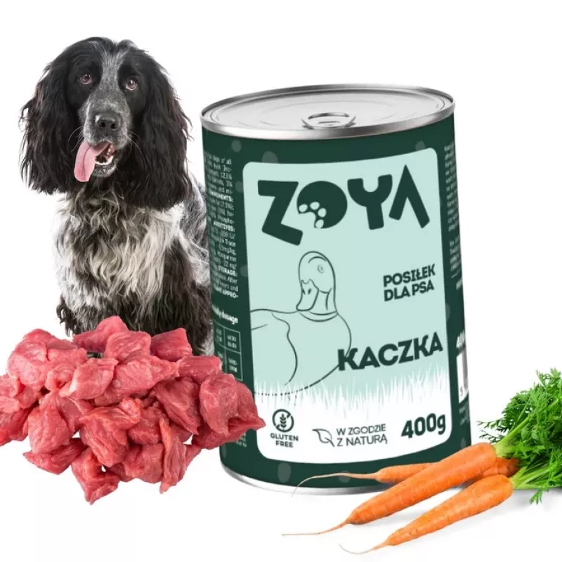 ZOYA Pīle - mitrā suņu barība - 400g