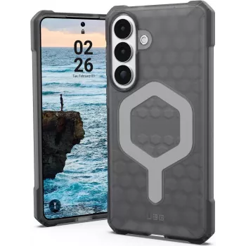 UAG Urban Armor Gear Essential Armor maciņš ar magnēta moduli | Samsung Galaxy S26+ | pelnu (pelēks caurspīdīgs) | 214533113131 (214533113131)