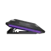 FURY GUNBAI G3 Laptop dzesēšanas paliktnis 14.1–17.3 collām ar 2 ventilatoriem, RGB apgaismojumu, 2× USB