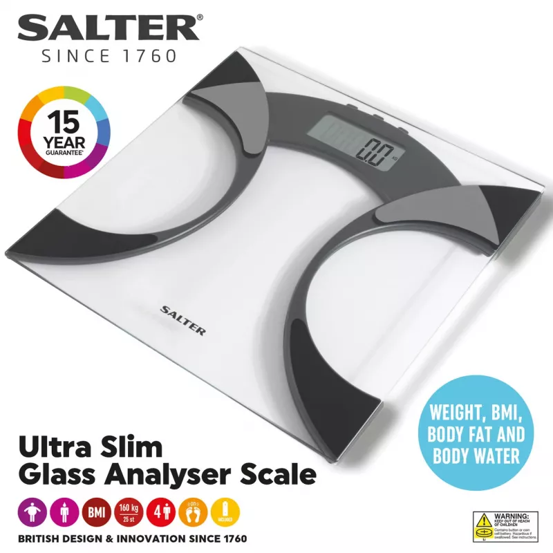Svari Salter 9141 BKCFEU16 Analizators Melns