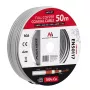 Koaksiālais kabelis Maclean MCTV-471 RG-6/U 50 m Balts