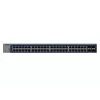 Pārvaldāms Gigabit Ethernet slēdzis Netgear GS752TX, 48x RJ-45 10/100/1000, 10G atbalsts, 1U statīvs, pelēks