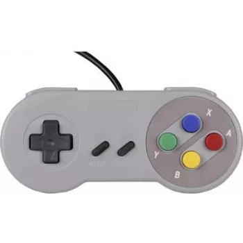 Joy-iT SBC-GAMEPAD-SNES spēļu kontrolieris pelēks USB 2.0 analogais PC (SBC-GAMEPAD-SNES)