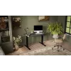 Galds cama meble MOON elektriski regulējams taisns galds 1210×670 mm melns/antracīts