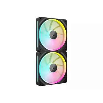 CORSAIR iCUE Link LX140 ARGB 140 mm korpusa ventilatori - 2 gab. komplekts, melns