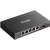 Tīkla slēdzis TP‑LINK SG2206MP L2 Gigabit Ethernet PoE 5 portu (5x Gigabit, 1x SFP, PoE+ 4 porti, 63W jaudas budžets)