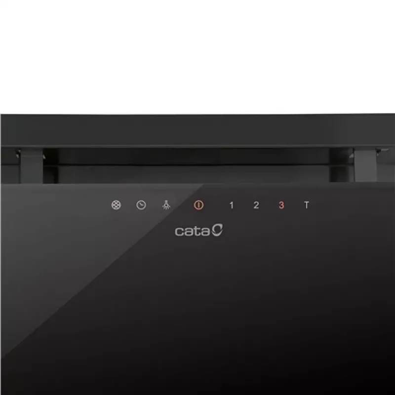 Iebūvējams tvaika nosūcējs CATA GC DUAL BK — 492 mm platums, 1200 m³/h, metāla filtrs, 50 dB