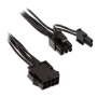 Strāvas vads Kolink PCIe 8-pin uz ATX/EPS 8-pin 0,35 m melns