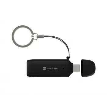 Karšu lasītājs NATEC SCARAB C SD/Micro SD USB 3.2 Gen 1 melns (NCZ-2365)