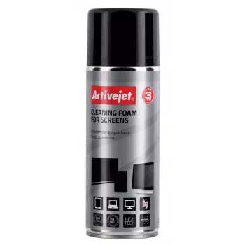 Aprīkojuma tīrīšanas putas ActiveJet AOC-101, 400 ml aerosola baloniņš LCD/LED/plazmas un mobilo ierīču ekrāniem