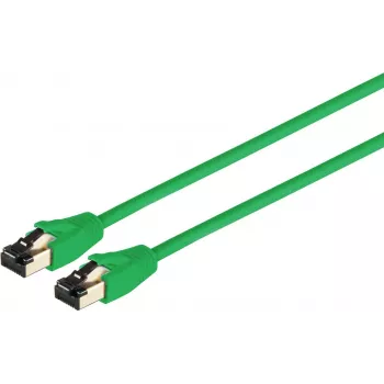 Tīkla kabelis S/CONN 08-41023 zaļš 1m Cat8.1 F/FTP