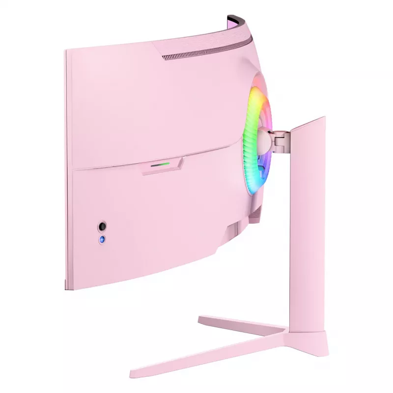 Izliekts monitors Arozzi Nova 49” (124,5 cm) Dual QHD 5120×1440 LED VA 32:9 4 ms Rozā