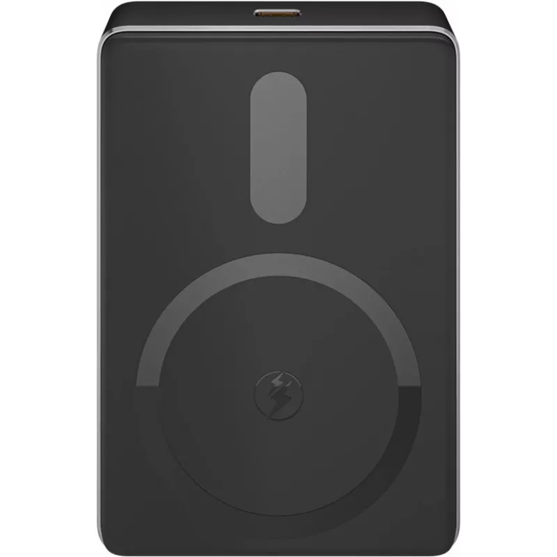 Goobay Magnetic Wireless Power Bank | 70183 | 10000 mAh | USB-C | Melns