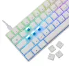 Vadu mehāniskā tastatūra White Shark Shinobi-2 (GK-004221) — zilie slēdži, balta, ASV izkārtojums