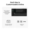 Mehāniskā tastatūra Keychron V3 Ultra 8K — vadu un Bluetooth, QWERTY, RGB, melna