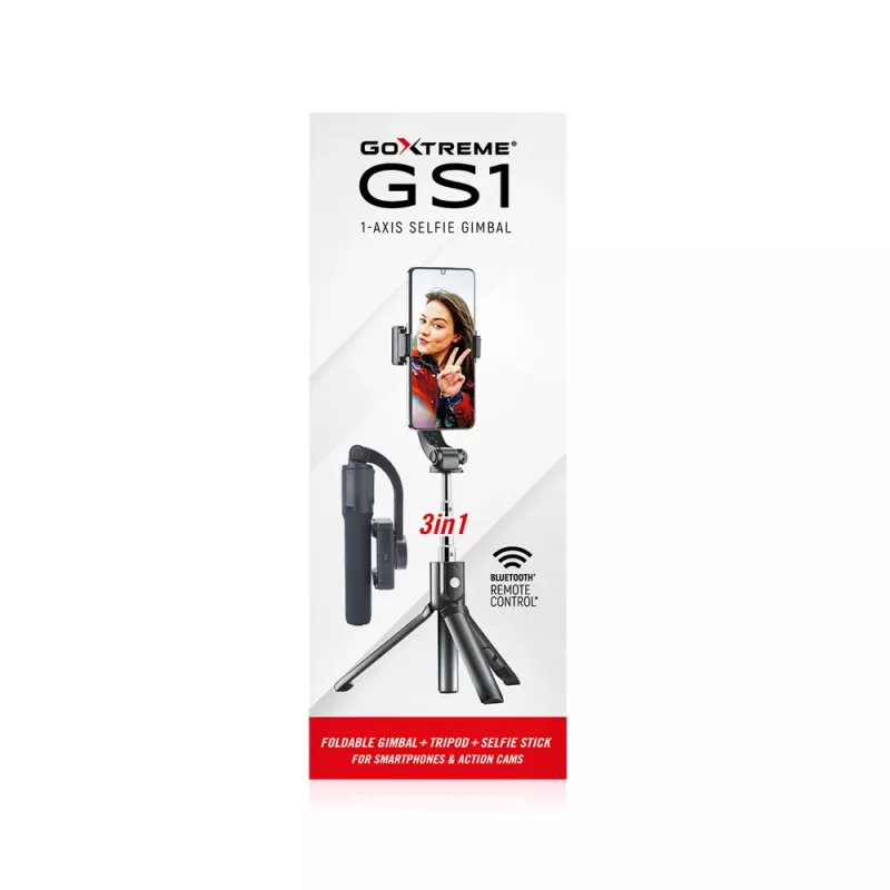 Gimbal GoXtreme GS1 saliekams viedtālruņiem un darbības kamerām