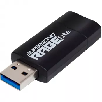 Flashdrive PATRIOT Rage Lite 1TB 120 MB/S USB 3.2 izvelkams melns (PEF1TBRLB32U)