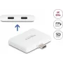 DELOCK USB Type-C adapteris — USB-C dati 10 Gbps, video 4K@60Hz, PD 92W (modelis 61088)