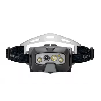 LED galvas lampa Ledlenser HF8R Core Melns