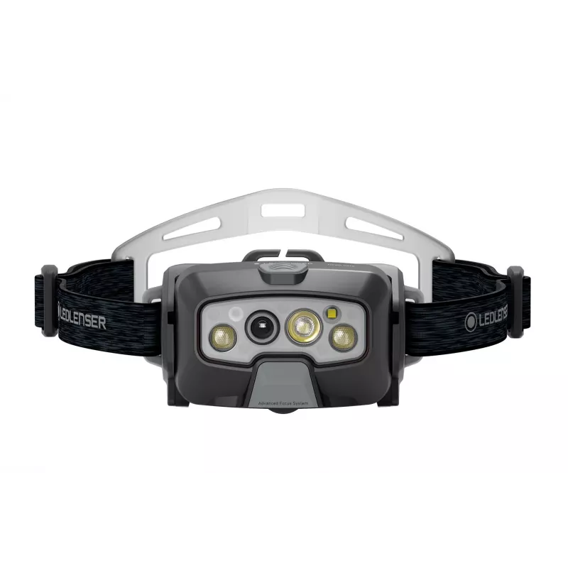 LED galvas lampa Ledlenser HF8R Core Melns